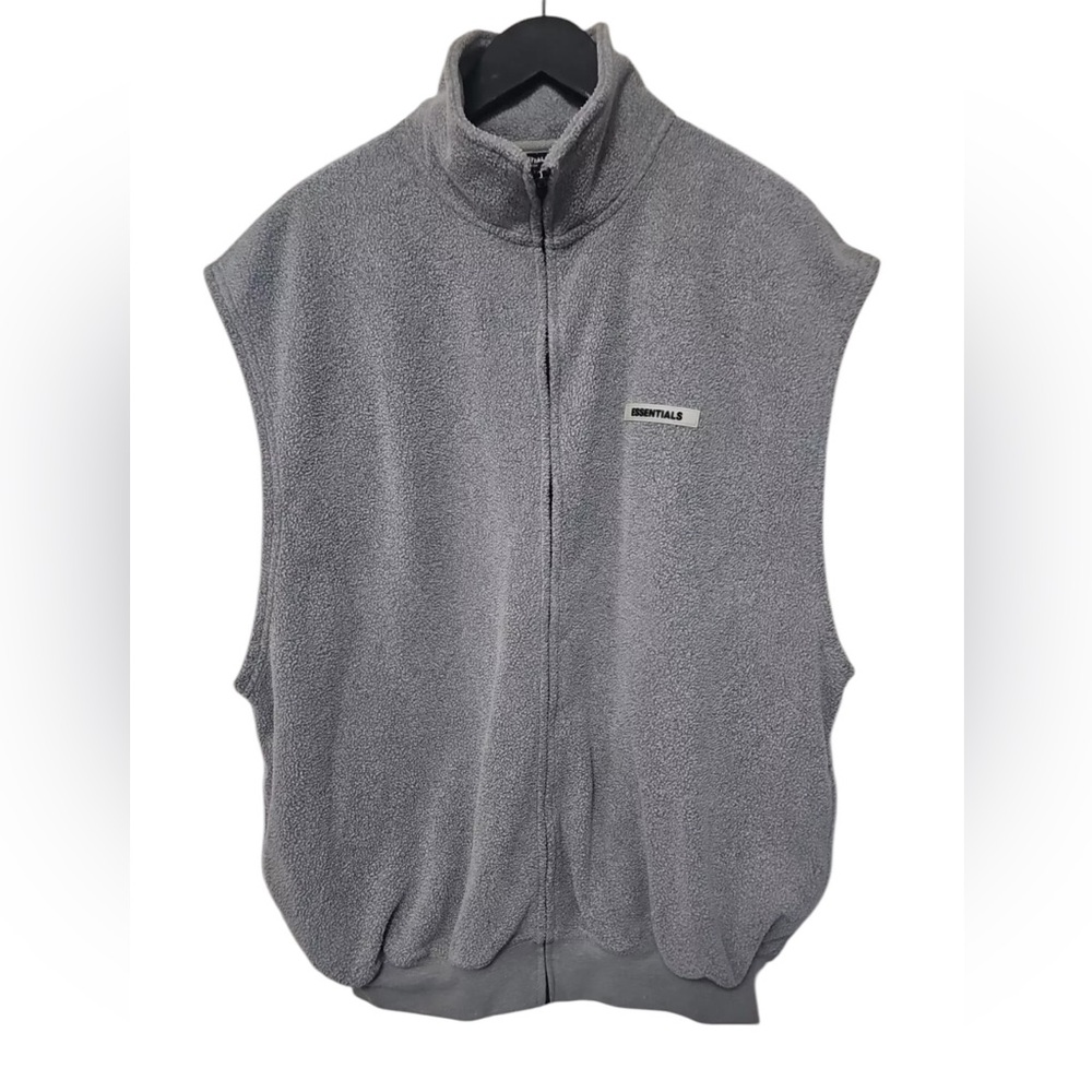 Essentials FEAR OF GOD fleece zip vest